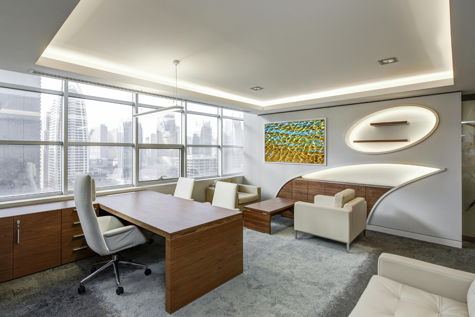 Honey Drift original abstract contextualised office art modern decor photo print by Blair Montague Drake